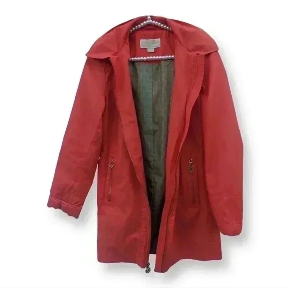 Michael Kors Women's Orange/Reddish Full Zip-up Lightweight Jacket Size X-Small - Picture 1 of 5